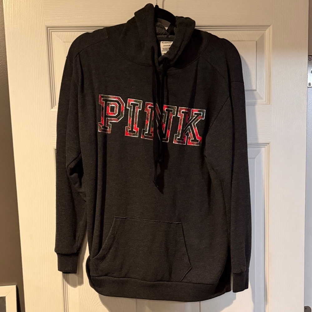 PINK Victoria's Secret Charcoal Turtleneck Sweater